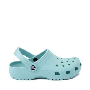 blue / pure water crocs